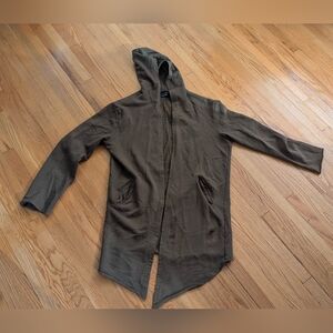 Men's Brown Hooded Jacket